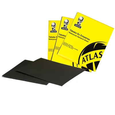 Atlas Su Zımparası 1000 Kum Silver 188 Kalite - 50'li Paket