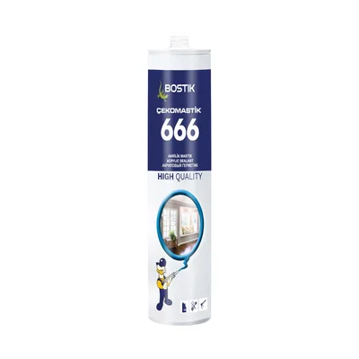 Çeko Montaj Mastiği 280 Ml Siyah (666) - 25'li Paket