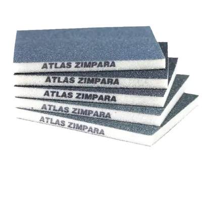 Atlas Sünger Zımpara 98x123x10 Kum (yassı) - 50'li Paket