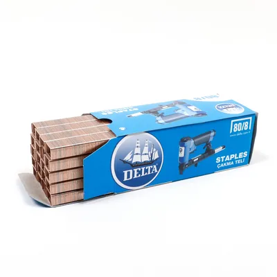 Delta Zımba Teli 80/8 (5000 Adet) - 30'lu Paket