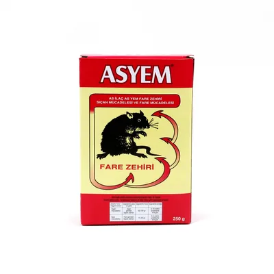 Asyem Buğday Fare Zehiri 250 Gr Kod:102 - 10'lu Paket