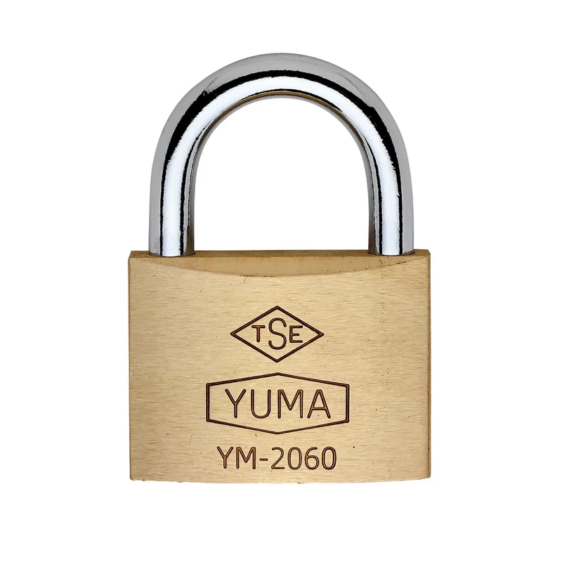 Yuma Pirinç Asma Kilit 60 Mm Ym-2060 - 6'lı Paket