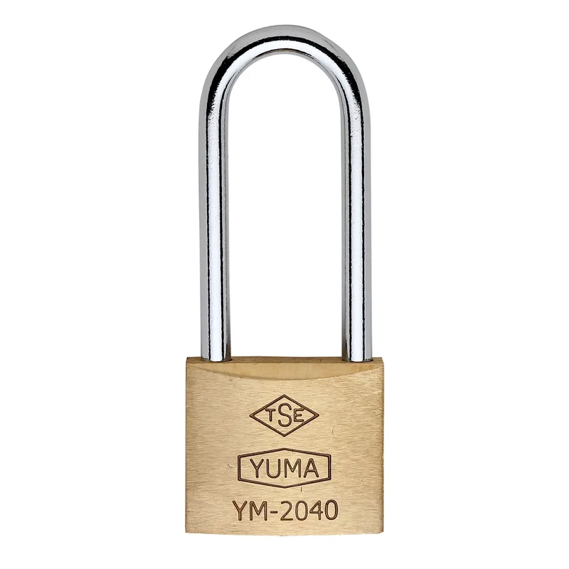 Yuma Pirinç Asma Kilit Uzun 40 Mm Ym-2040l - 12'li Paket