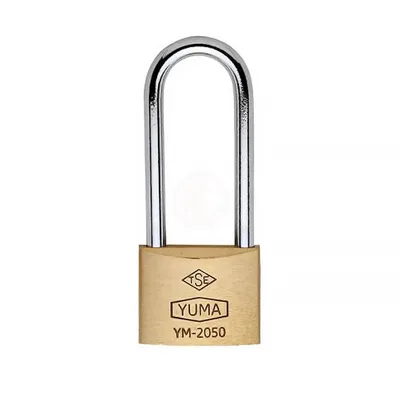 Yuma Pirinç Asma Kilit Uzun 50 Mm Ym-2050l - 6'lı Paket
