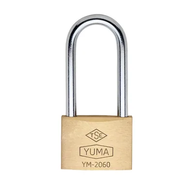 Yuma Pirinç Asma Kilit Uzun 60 Mm Ym-2060l - 6'lı Paket