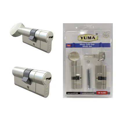 Yuma Çelik Kapı Barel Seti Tuzaklı 68 Saten B68bg