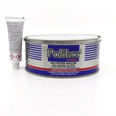 Polikor Süper Soft Çelik Macun 450 Gr - 18'li Paket
