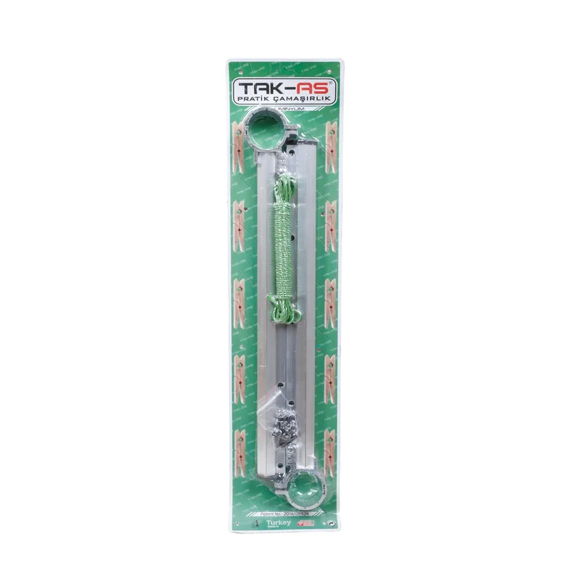 Tak-as Kurutmalık Alüminyum Küpeşte Yuvarlak Tks06 - 5'li Paket