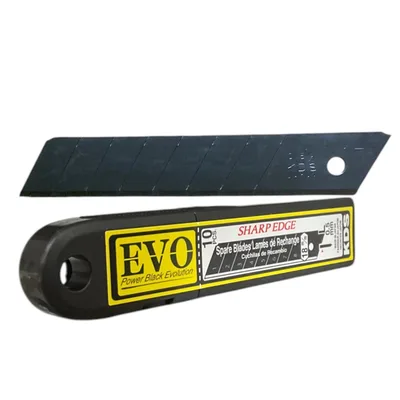 Kds Maket Bıçağı Yedeği 18 Mm Siyah Kod:lb-10b Evo - 200'lü Paket