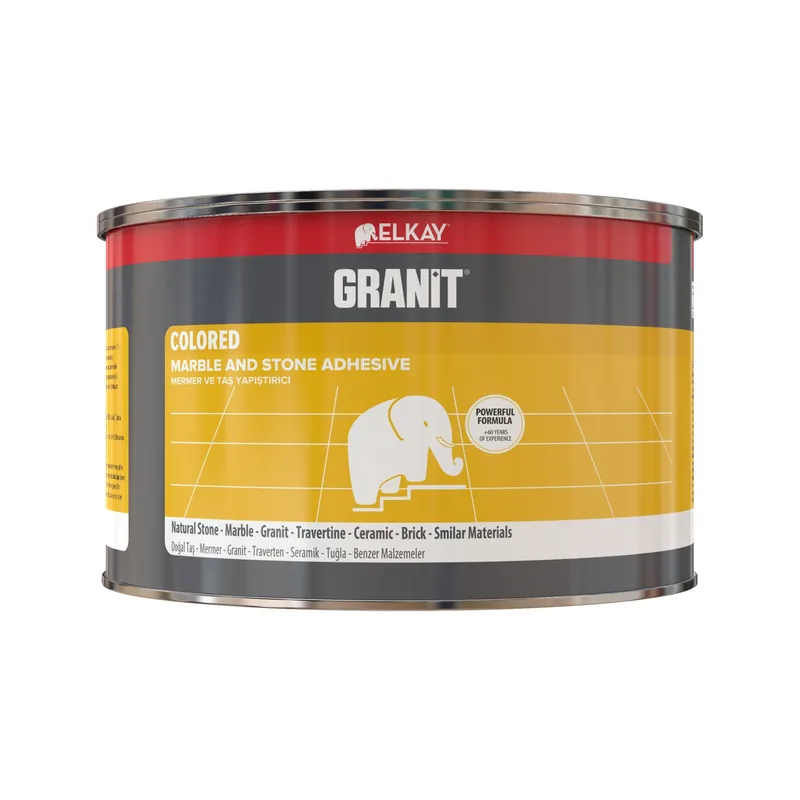 Elkay Granit Mermer Yapıştırıcı Eb25 500 Gr Bej - 18'li Paket