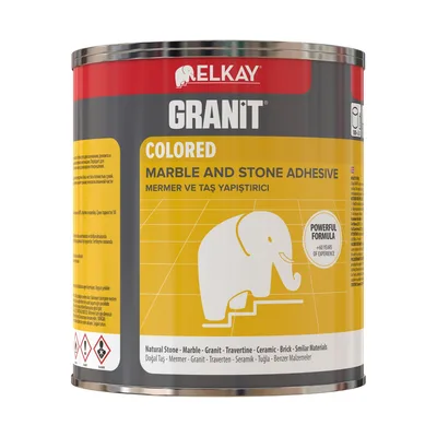 Elkay Granit Mermer Yapıştırıcı Eb25 1000 Gr Bej - 12'li Paket