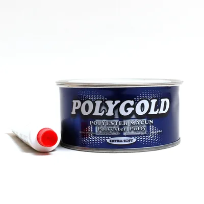 Polygold Polyester Çelik Macun 500 Gr - 18'li Paket