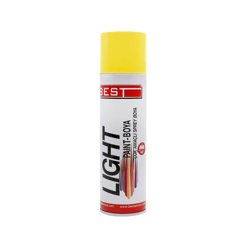 Best Lıght Sprey Boya 250 Ml Sarı - 30'lu Paket
