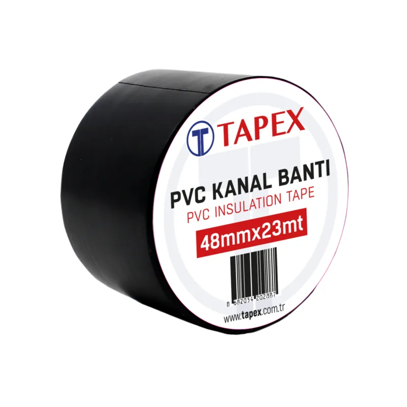 Pvc Kanal (sargı) Bantı Siyah 48 Mmx23 Mt - 48'li Paket