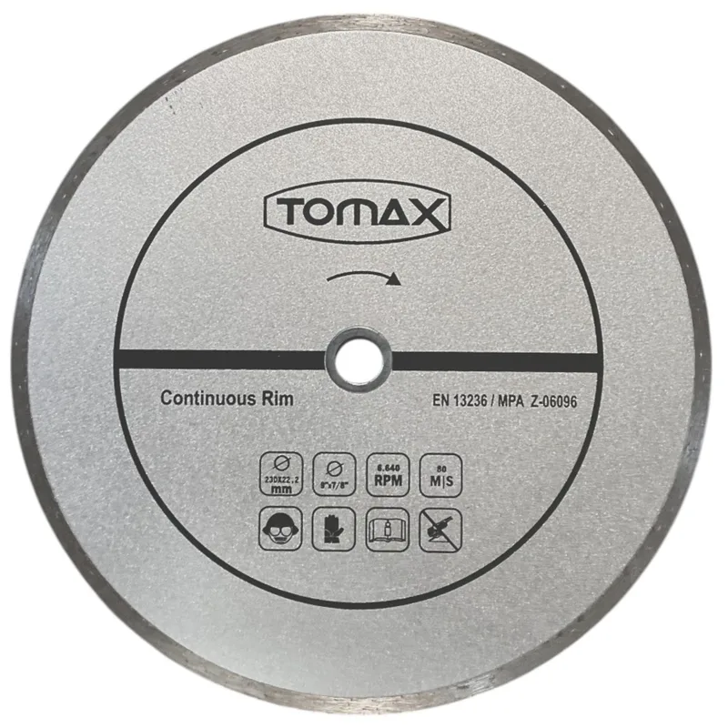 Tomax Sürekli Elmas Kesici 230x2.4x22