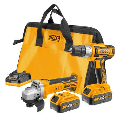 İngco Cklı 2009 Matkap-taş Motoru Set 2li 20v