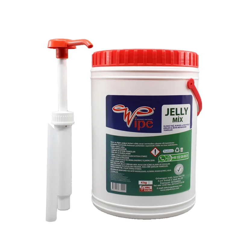 Wıpe Jelly Mıx El Temizleme Kremi 4 Kg