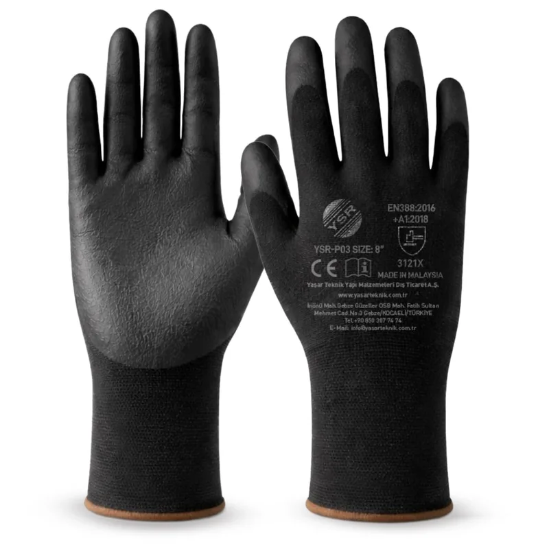 Ysr Pu Nitril Eldiven Ysr-p03 No:8 - 240'lı Paket