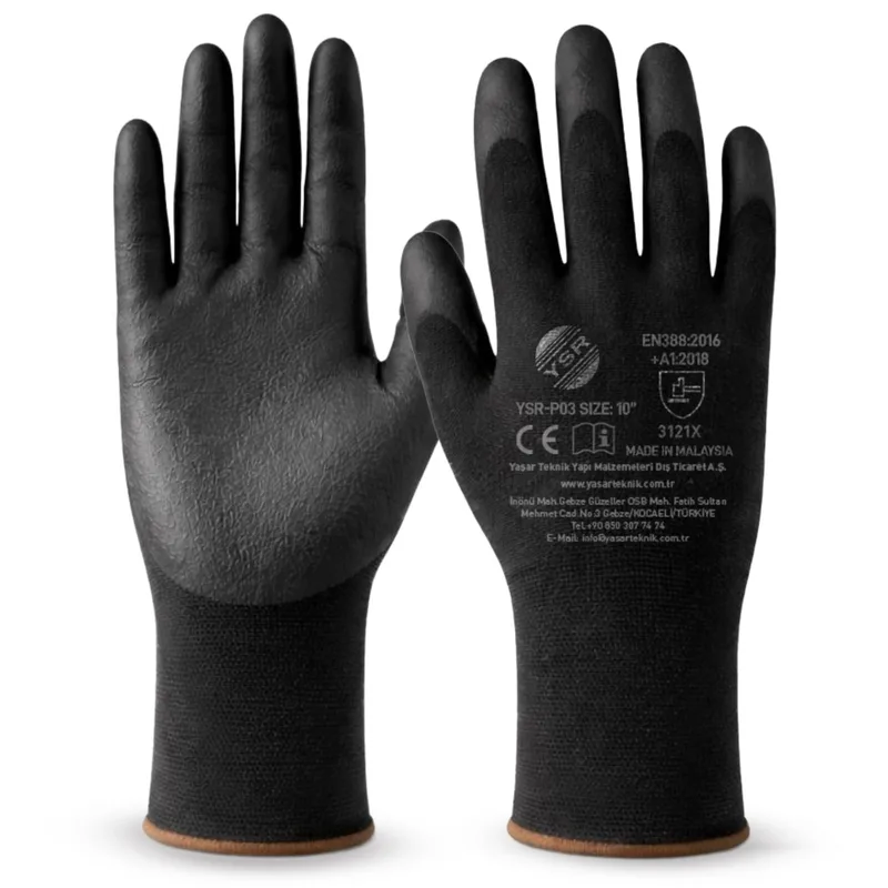 Ysr Pu Nitril Eldiven Ysr-p03 No:10 - 240'lı Paket