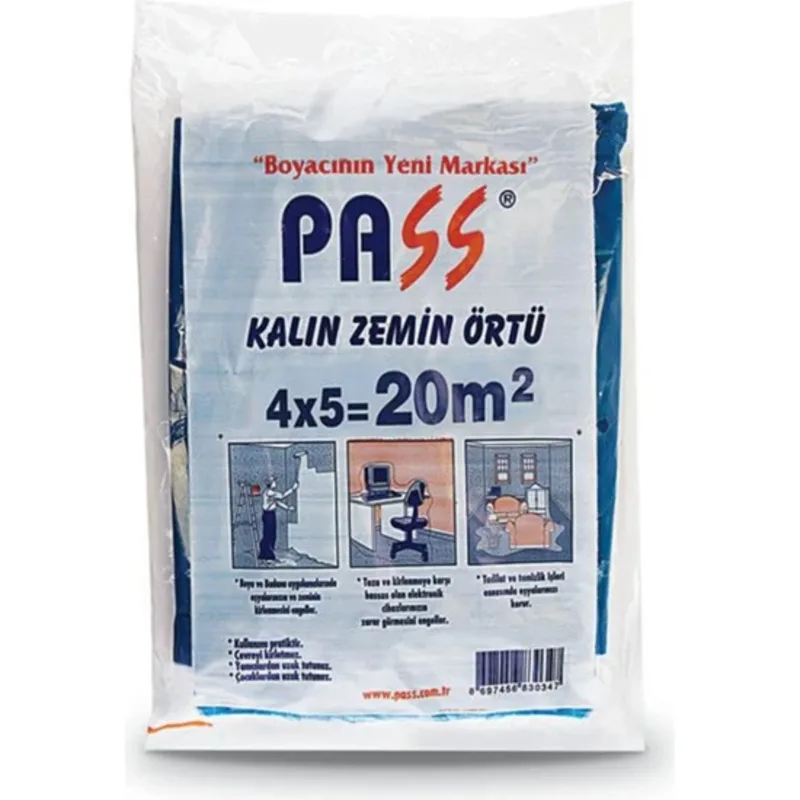 Pass 506k Kalın Pratik Branda 4x5=20 M² (300 Gr) - 40'lı Paket
