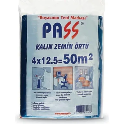 Pass 506k Kalın Pratik Branda 4x12.5=50 M²(750 Gr) - 20'li Paket