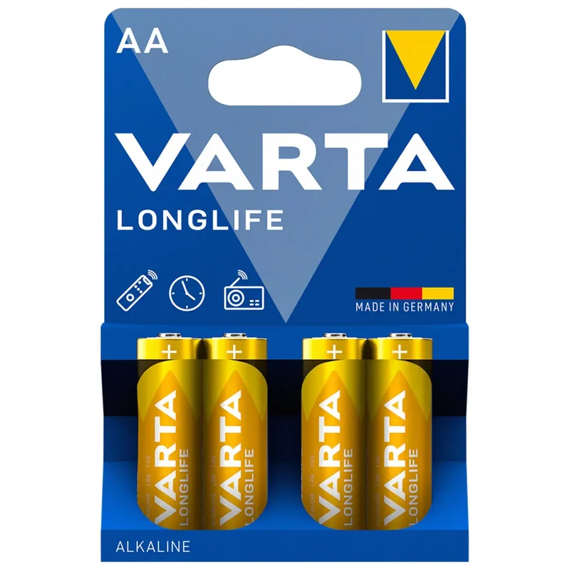 Varta Longlife Alk. Kalem Pil 5157(pk 4 Lü) 525164 - 20'li Paket
