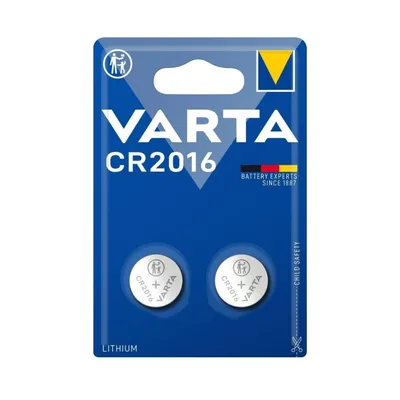 Varta Cr2016 Elekt.düğme Pil 6385 (pk 2 Li) 746392 - 10'lu Paket