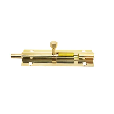 Canex Pirinç Sürgü 10 Cm Sarı - 12'li Paket