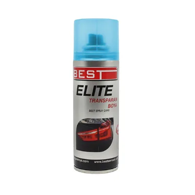 Best Elite Transparan Far Boyası 200 Ml Mavi - 10'lu Paket