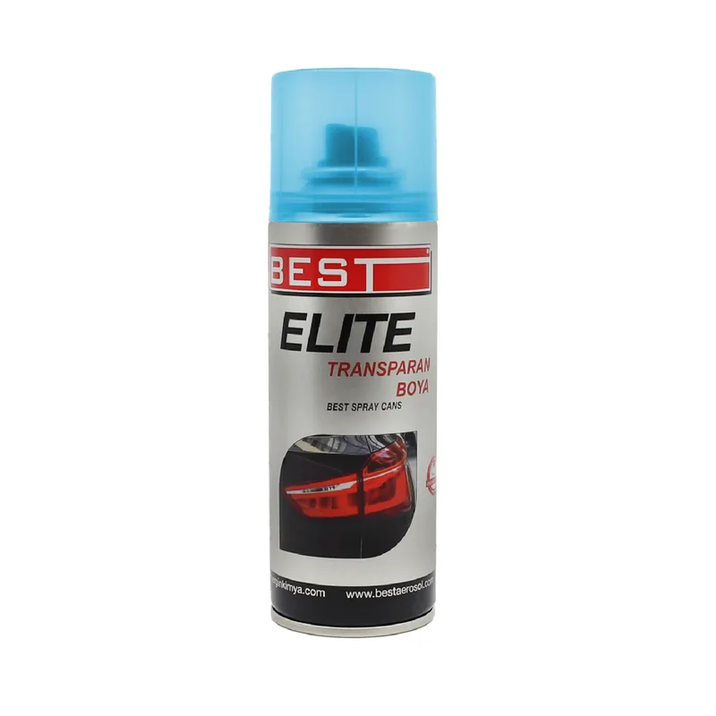Best Elite Transparan Far Boyası 200 Ml Mavi - 10'lu Paket