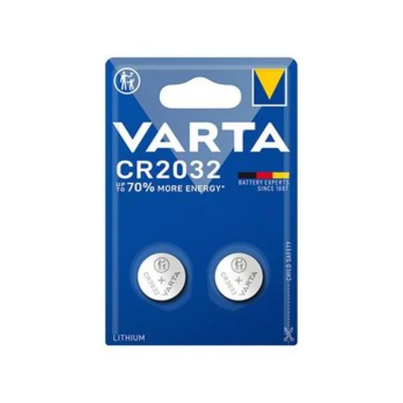 Varta Cr2032 Elekt. Düğme Pil 6460 (pk 2 Li) - 10'lu Paket