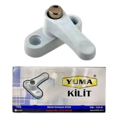 Yuma Pimli Güvenlik Mandalı Beyaz Ym-724d - 10'lu Paket