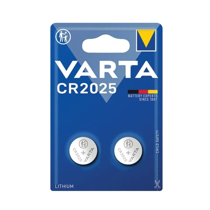 Varta Cr2025 Elekt.düğme Pil 6422 (pk 2 Li) 746439 - 10'lu Paket