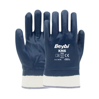 Beybi Kn6 Petrolcü Nitril Eldiven No:10 - 144'lü Paket