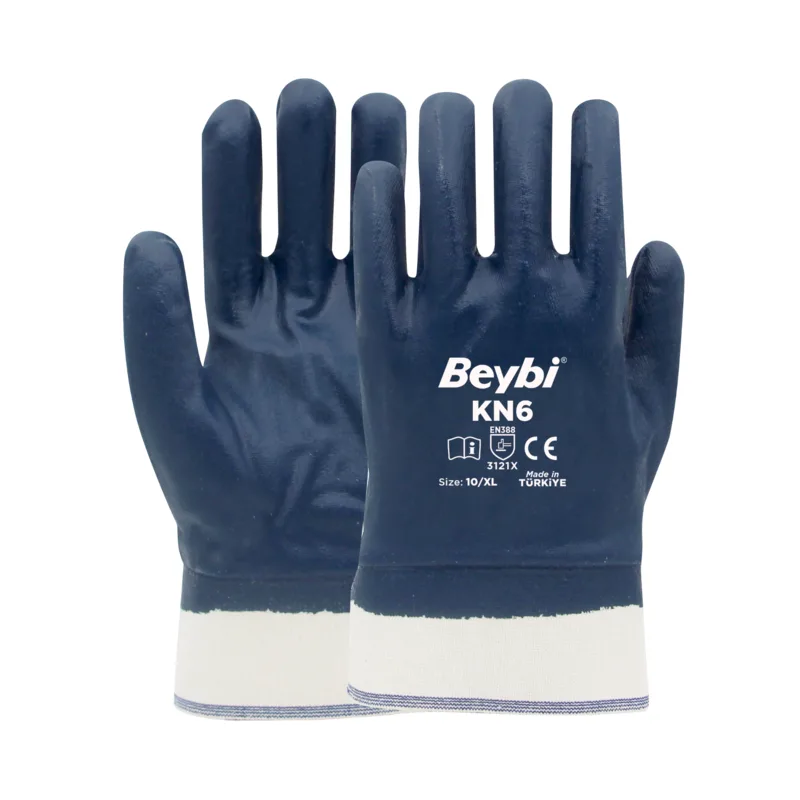 Beybi Kn6 Petrolcü Nitril Eldiven No:10 - 144'lü Paket