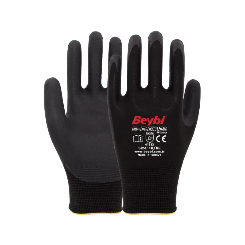 Beybi B-flex120 Micro Köpük Nitril Eldiven No:10 - 144'lü Paket