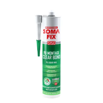 Soma Pu Montaj Yap. Şeffaf 310 Ml (dolap) S150p - 24'lü Paket