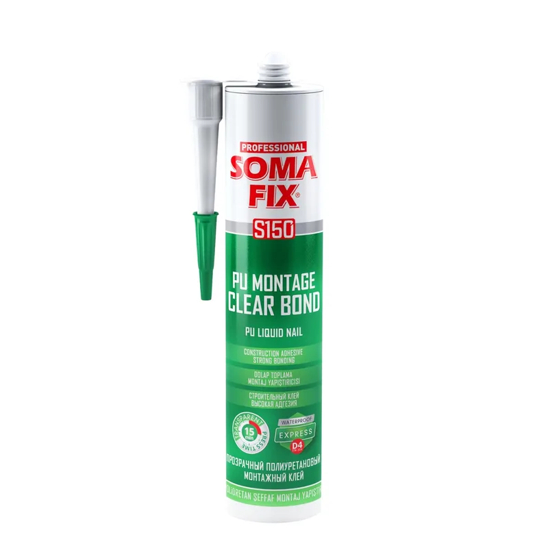 Soma Pu Montaj Yap. Şeffaf 310 Ml (dolap) S150p - 24'lü Paket