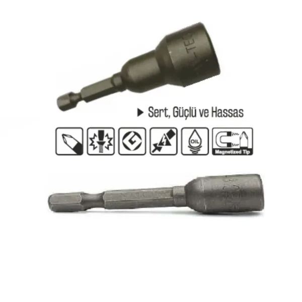 Baytec Mu2181 Manyetik Somun Adaptörü 11x45 Mm - 8'li Paket