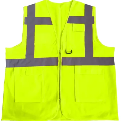 İkaz Yeleği Mühendis Tipi Sarı Xxl - 10'lu Paket