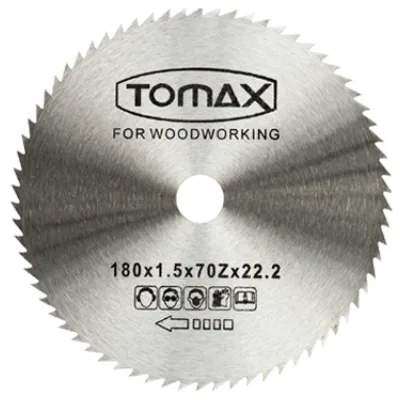 Tomax Ağaç Daire Test.elmassız 180x1.5x70zx22.2