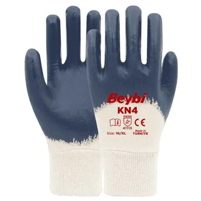 Beybi Kn4 Nitril Eldiven Lacivert No:10 - 144'lü Paket