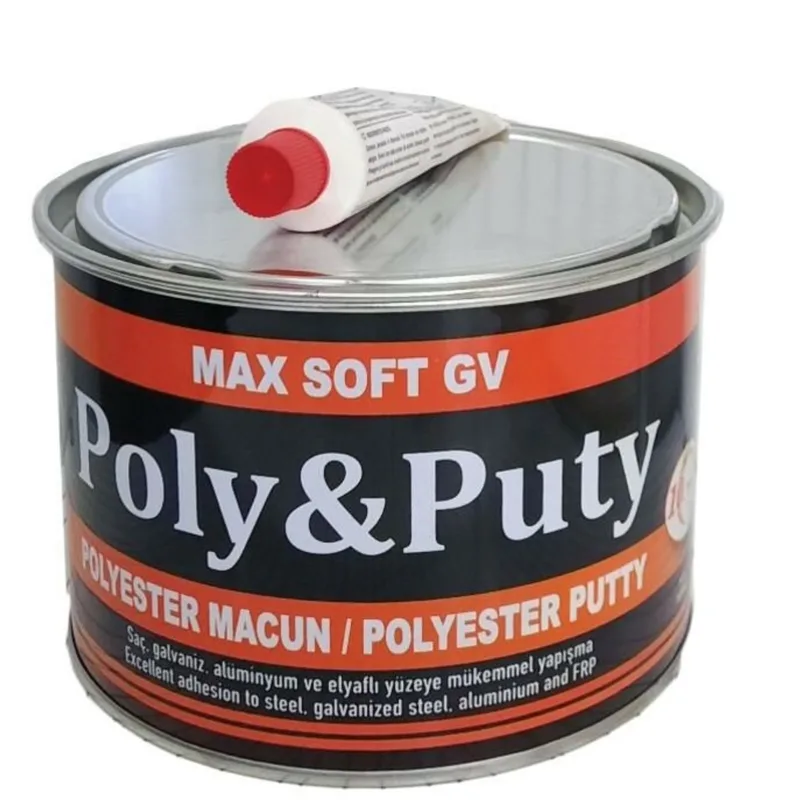 Poly&puty Polyester Çelik Macun 2700 Gr - 6'lı Paket