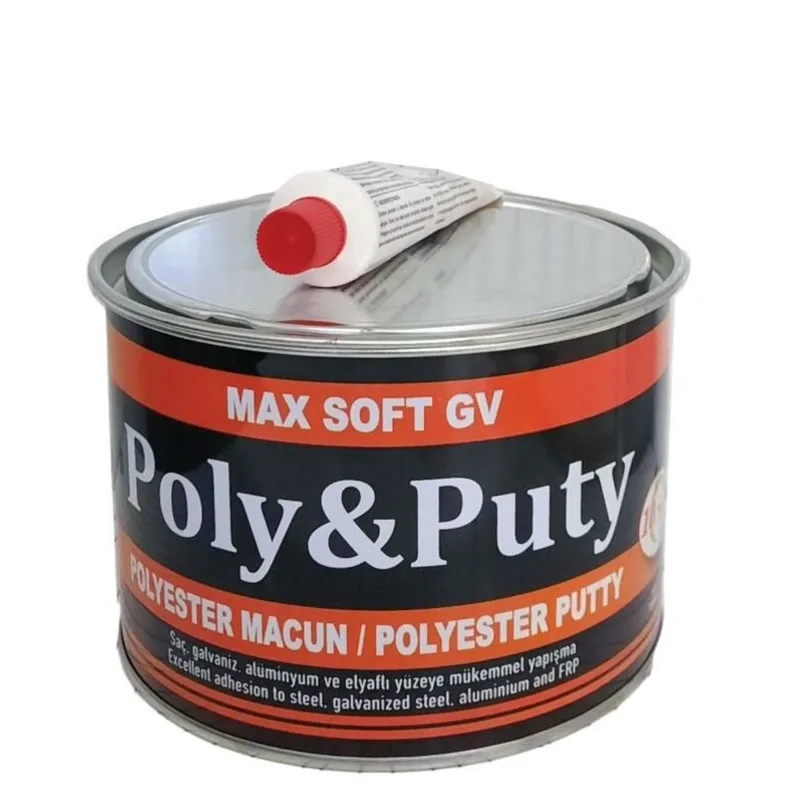 Poly&puty Polyester Çelik Macun 900 Gr - 12'li Paket