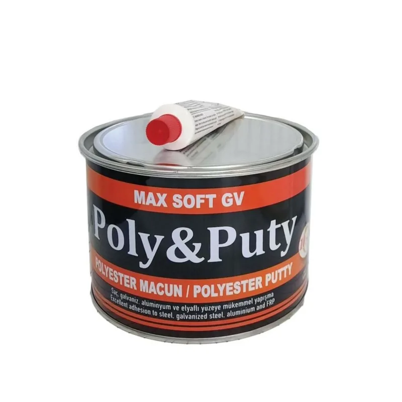 Poly&puty Polyester Çelik Macun 450 Gr - 12'li Paket