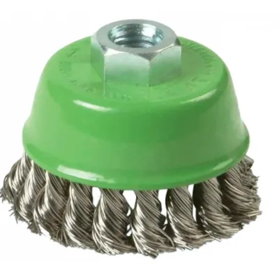 Ctm Paslanmaz Burgulu Çanak Fırça (pbc-55) 55 Mm - 20'li Paket