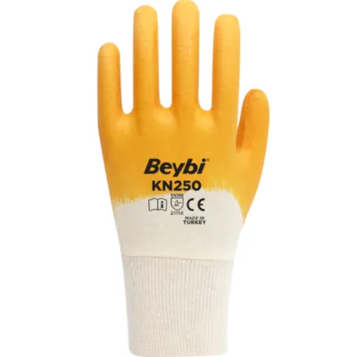Beybi Kn250 Nitril Eldiven Sarı No: - 288'li Paket