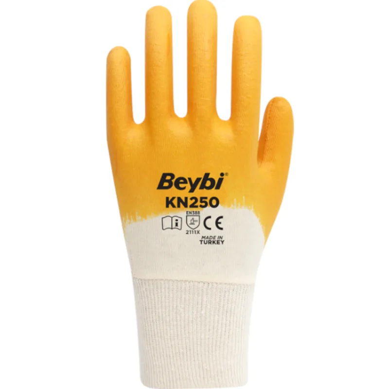 Beybi Kn250 Nitril Eldiven Sarı No: - 288'li Paket