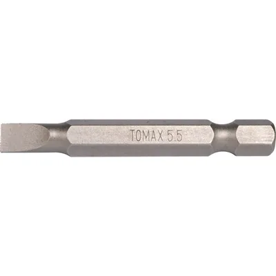 Tomax Bits Uç Düz Slot 5.5x50 Mm - 30'lu Paket