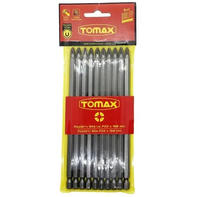 Tomax Bits Uç Pz2 150 Mm - 10'lu Paket